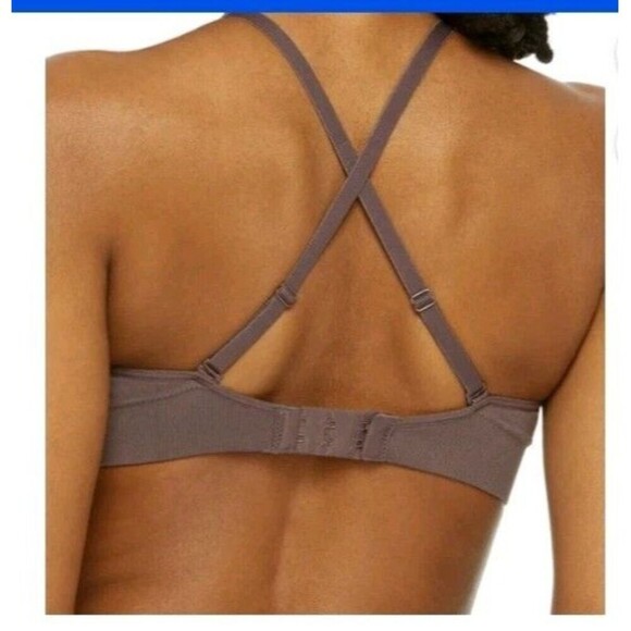 Maidenform Seamless Bra Bralette Size Large DM2303 Pure Comfort Feel Good Brown - Picture 2 of 7